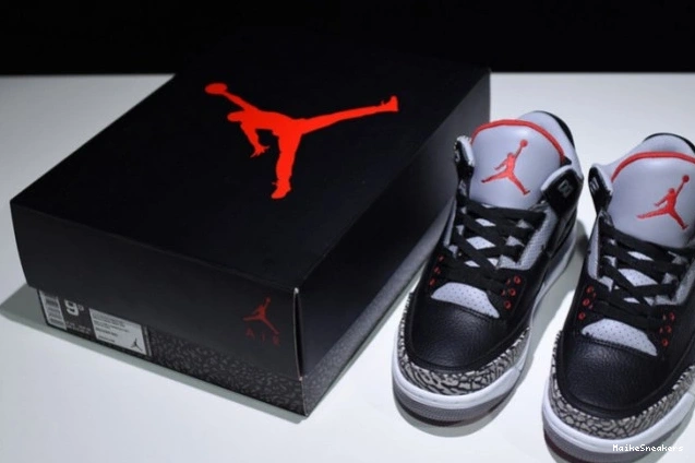 MaikeSneakers 854262-001 Jordan Cement Black 3 Air 0714
